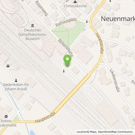 Standortübersicht der Tankstelle N-ERGIE Aktiengesellschaft in 95339 Neuenmarkt