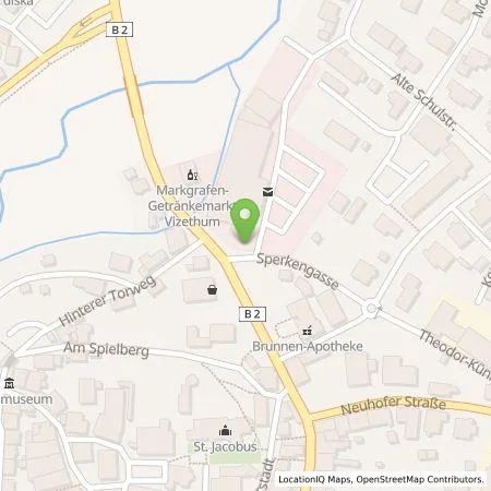 Standortübersicht der Tankstelle N-ERGIE Aktiengesellschaft in 95473 Creußen