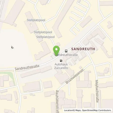 Standortübersicht der Tankstelle N-ERGIE Aktiengesellschaft in 90441 Nürnberg-Süd