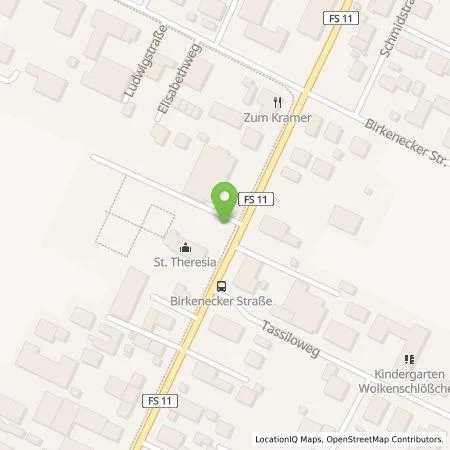 Standortübersicht der Tankstelle N-ERGIE Aktiengesellschaft in 85399 Hallbergmoos