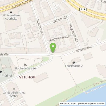 Standortübersicht der Tankstelle N-ERGIE Aktiengesellschaft in 90489 Nürnberg