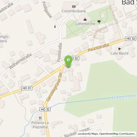 Standortübersicht der Tankstelle N-ERGIE Aktiengesellschaft in 95138 BAD STEBEN