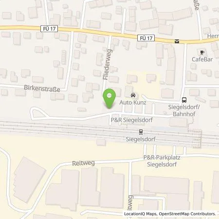 Standortübersicht der Tankstelle N-ERGIE Aktiengesellschaft in 90587 Veitsbronn