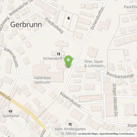 Standortübersicht der Tankstelle N-ERGIE Aktiengesellschaft in 97218 Gerbrunn