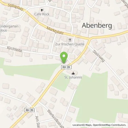 Standortübersicht der Tankstelle N-ERGIE Aktiengesellschaft in 91183 Abenberg