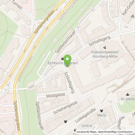 Standortübersicht der Tankstelle N-ERGIE Aktiengesellschaft in 90402 Nürnberg