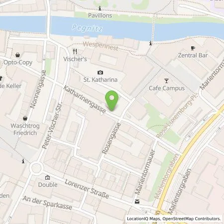 Standortübersicht der Tankstelle N-ERGIE Aktiengesellschaft in 90403 Nürnberg