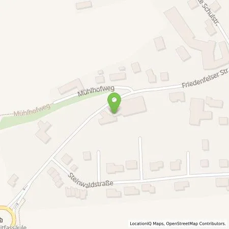 Standortübersicht der Tankstelle N-ERGIE Aktiengesellschaft in 95676 Wiesau