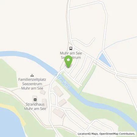 Standortübersicht der Tankstelle N-ERGIE Aktiengesellschaft in 91735 Muhr am See