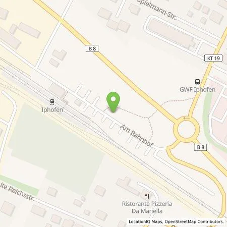 Standortübersicht der Tankstelle N-ERGIE Aktiengesellschaft in 97346 Iphofen