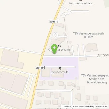 Standortübersicht der Tankstelle N-ERGIE Aktiengesellschaft in 91487 Vestenbergsgreuth