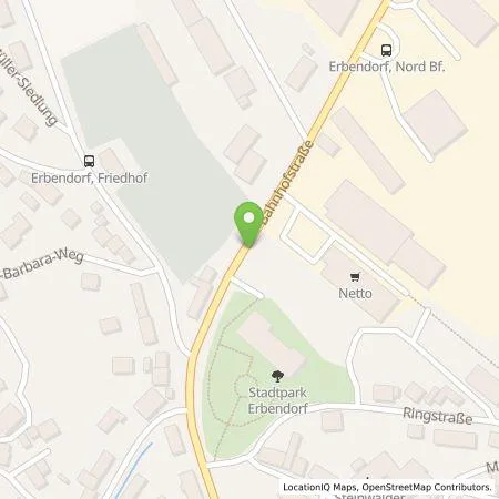 Standortübersicht der Tankstelle N-ERGIE Aktiengesellschaft in 92681 Erbendorf