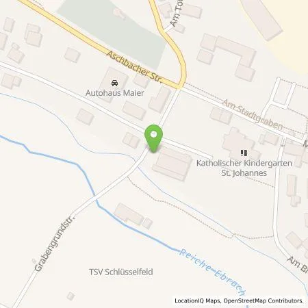 Standortübersicht der Tankstelle N-ERGIE Aktiengesellschaft in 96132 Schlüsselfeld