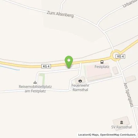 Standortübersicht der Tankstelle N-ERGIE Aktiengesellschaft in 97729 Ramsthal