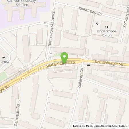 Standortübersicht der Tankstelle N-ERGIE Aktiengesellschaft in 90439 Nürnberg