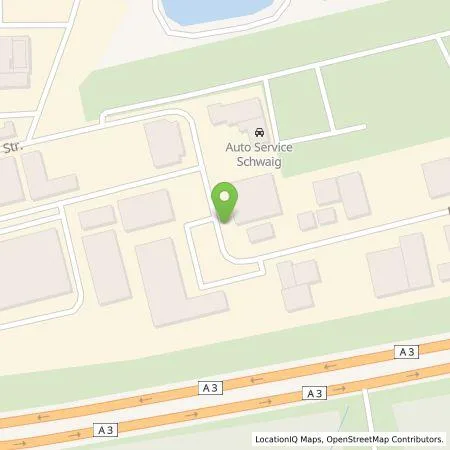 Standortübersicht der Tankstelle N-ERGIE Aktiengesellschaft in 90571 Schwaig