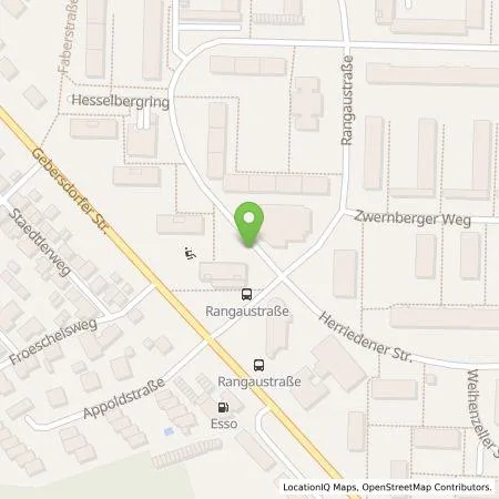 Standortübersicht der Tankstelle N-ERGIE Aktiengesellschaft in 90449 Nürnberg