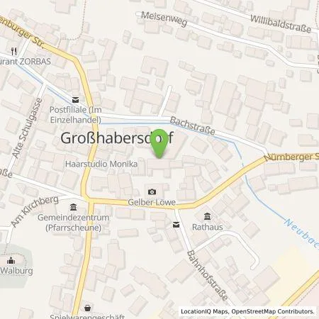 Standortübersicht der Tankstelle N-ERGIE Aktiengesellschaft in 90613 Großhabersdorf