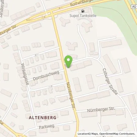 Standortübersicht der Tankstelle N-ERGIE Aktiengesellschaft in 90522 Oberasbach