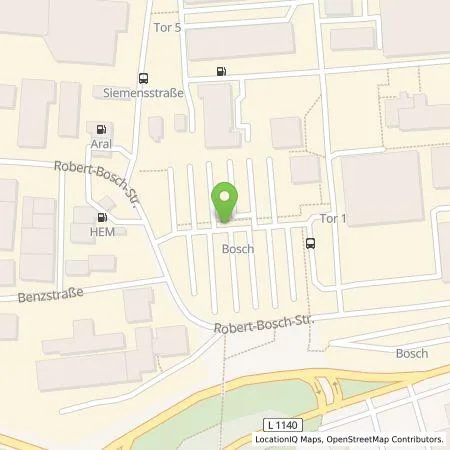 Standortübersicht der Tankstelle Robert Bosch GmbH in 71701 Schwieberdingen