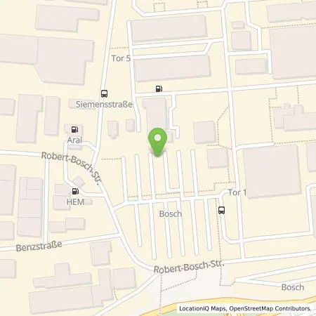 Standortübersicht der Tankstelle Robert Bosch GmbH in 71701 Schwieberdingen