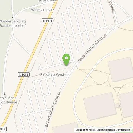 Standortübersicht der Tankstelle Robert Bosch GmbH in 71272 Renningen