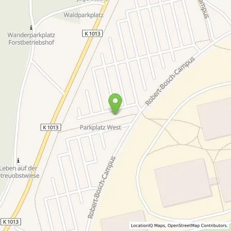 Standortübersicht der Tankstelle Robert Bosch GmbH in 71272 Renningen