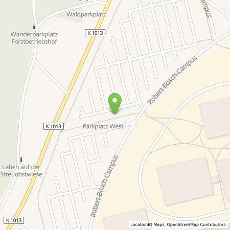 Standortübersicht der Tankstelle Robert Bosch GmbH in 71272 Renningen