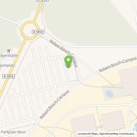 Standortübersicht der Tankstelle Robert Bosch GmbH in 71272 Renningen