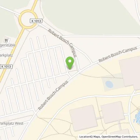 Standortübersicht der Tankstelle Robert Bosch GmbH in 71272 Renningen