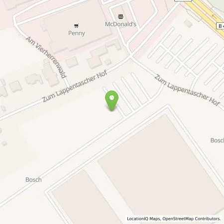 Standortübersicht der Tankstelle Robert Bosch GmbH in 66424 Homburg