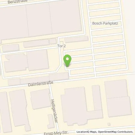 Standortübersicht der Tankstelle Robert Bosch GmbH in 70771 Leinfelden-Echterdingen