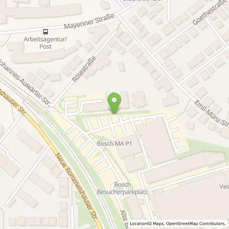 Standortübersicht der Tankstelle Robert Bosch GmbH in 71332 Waiblingen