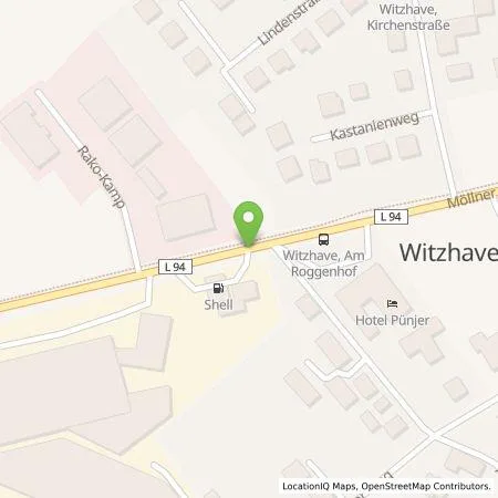 Standortübersicht der Tankstelle Shell Deutschland GmbH in 22969 Witzhave