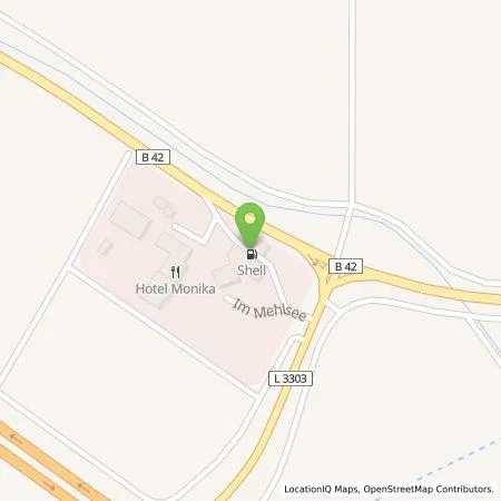 Standortübersicht der Tankstelle Shell Deutschland GmbH in 64572 Buettelborn