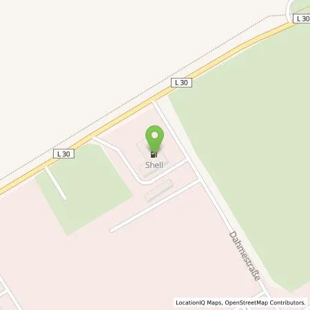 Standortübersicht der Tankstelle Shell Deutschland GmbH in 15749 Mittenwalde