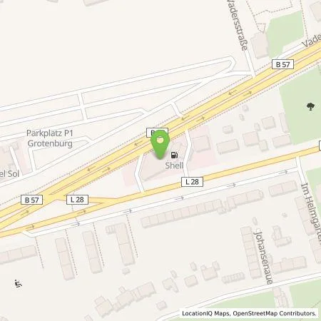 Standortübersicht der Tankstelle Shell Deutschland GmbH in 47809 Krefeld
