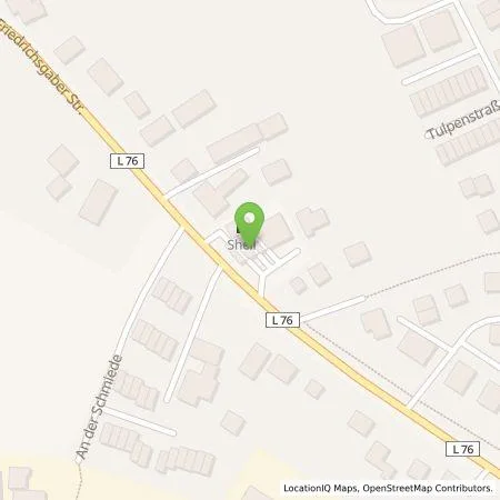 Standortübersicht der Tankstelle Shell Deutschland GmbH in 25451 Quickborn