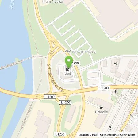Standortübersicht der Tankstelle Shell Deutschland GmbH in 73240 Wendlingen Am Neckar