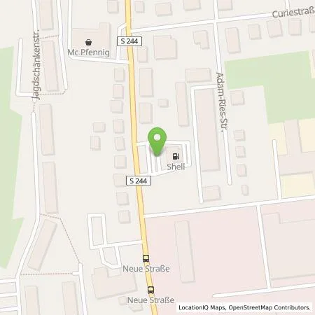 Standortübersicht der Tankstelle Shell Deutschland GmbH in 09117 Chemnitz