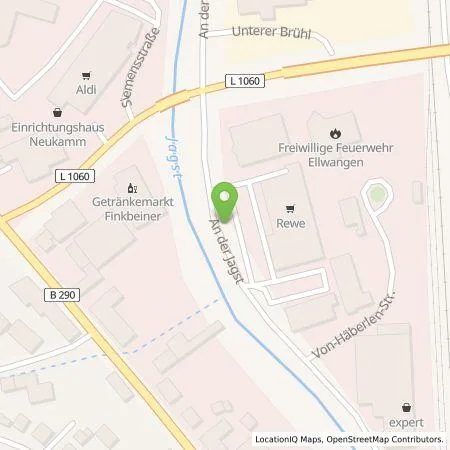 Standortübersicht der Tankstelle Shell Deutschland GmbH in 73479 Ellwangen