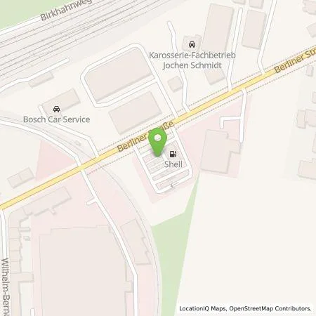 Standortübersicht der Tankstelle Shell Deutschland GmbH in 06116 Halle (Saale)