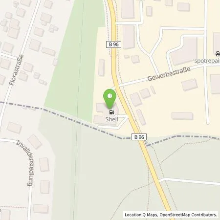 Standortübersicht der Tankstelle Shell Deutschland GmbH in 16540 Hohen Neuendorf