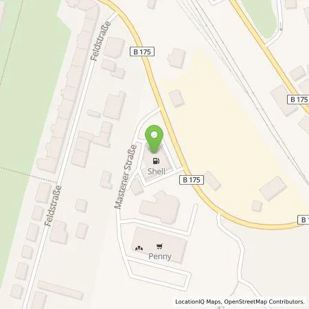 Standortübersicht der Tankstelle Shell Deutschland GmbH in 04720 Doebeln