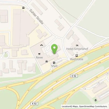 Standortübersicht der Tankstelle Shell Deutschland GmbH in 38444 Wolfsburg