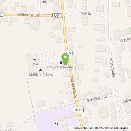 Standortübersicht der Tankstelle Shell Deutschland GmbH in 19246 Zarrentin