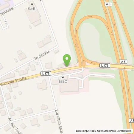 Standortübersicht der Tankstelle Shell Deutschland GmbH in 66663 Merzig (Hilbringen)