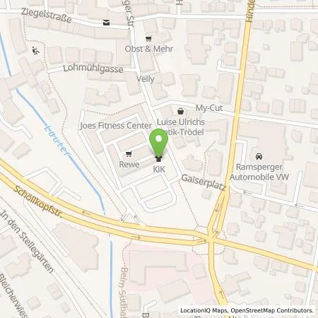 Standortübersicht der Tankstelle Shell Deutschland GmbH in 73230 Kirchheim unter Teck