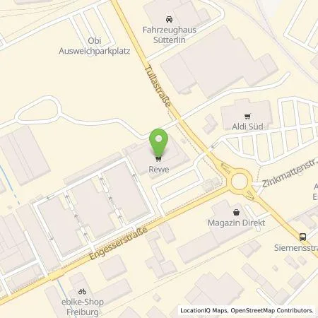 Standortübersicht der Tankstelle Shell Deutschland GmbH in 79108 Freiburg