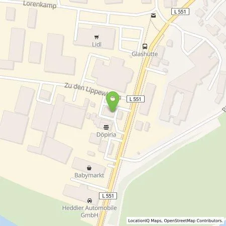 Standortübersicht der Tankstelle Shell Deutschland GmbH in 45721 Haltern Am See